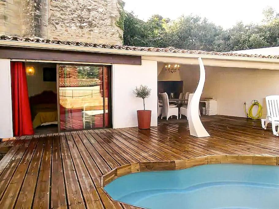 Gite En Provence Proche Avignon Sauveterre  Exteriör bild